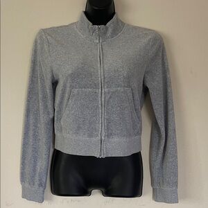 Juicy Couture Gray Zip up Jacket